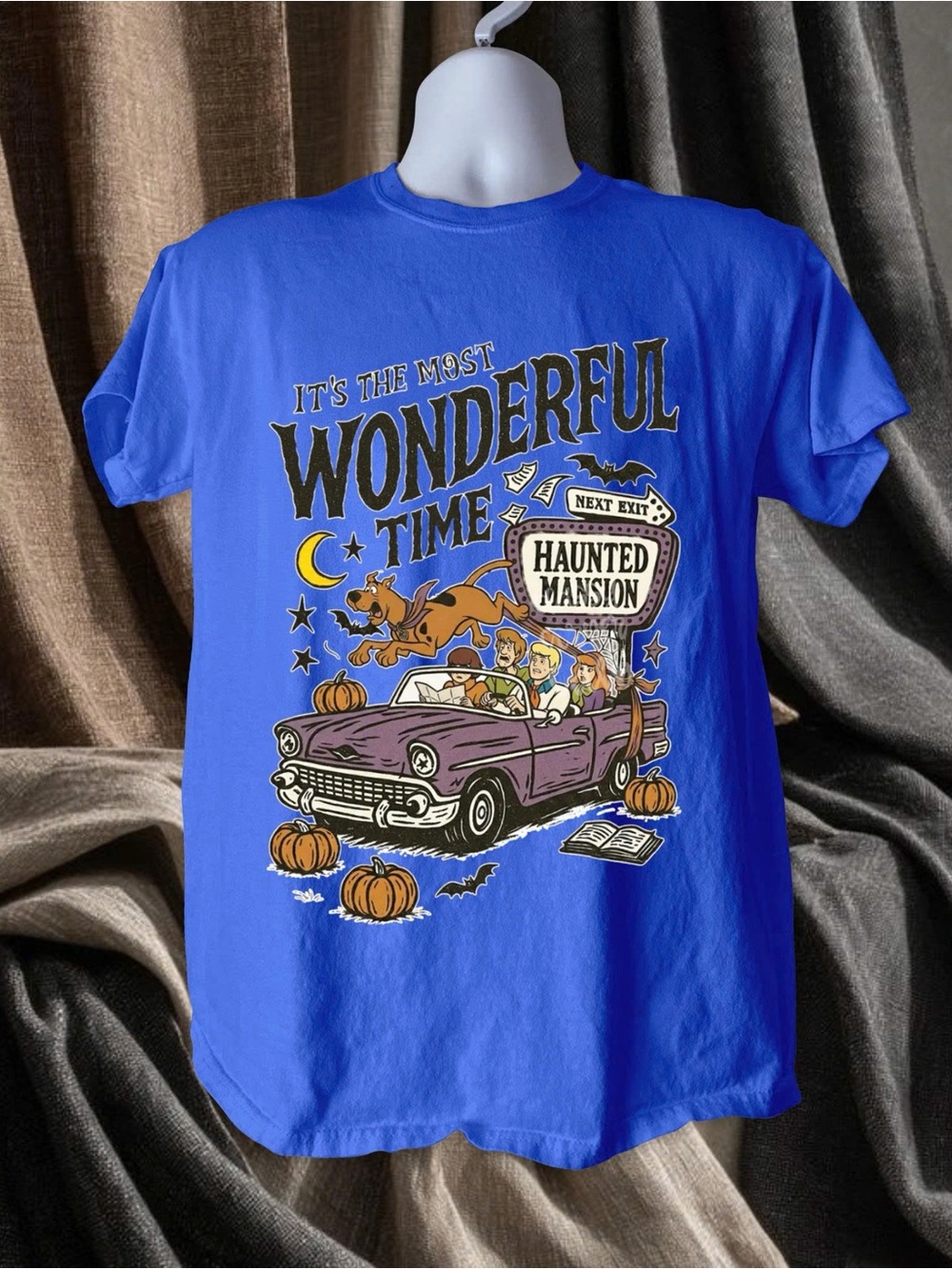 Scoops Dog Haunted Mansion Graphic Tee - It's The Most Wonderful Time